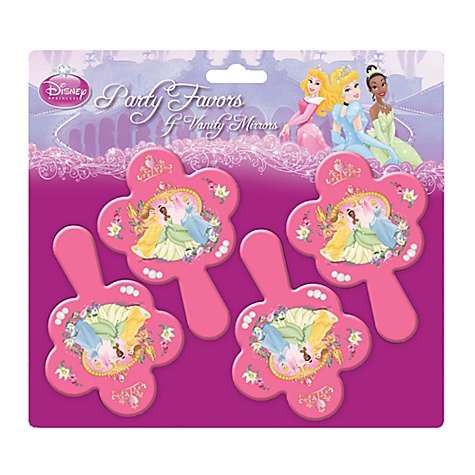 Lot de 4 miroirs Princesses Disney