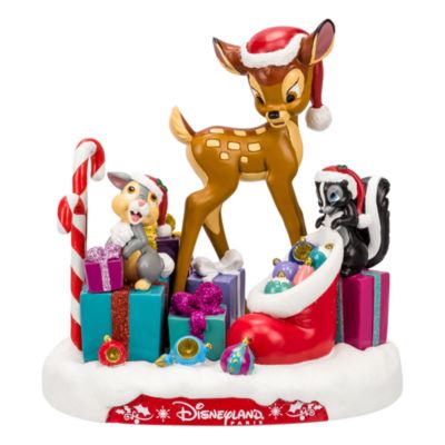 SHOPDISNEY OFFICIEL Figurine de Noël Bambi et ses amis Disneyland Paris, 2100183