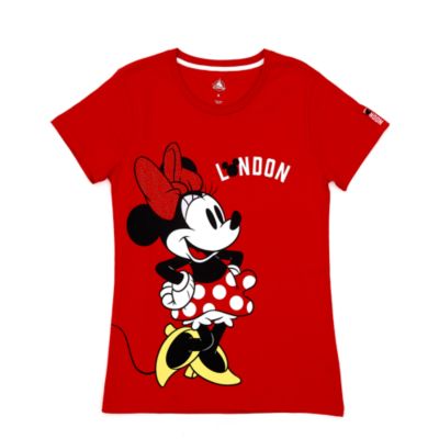 SHOPDISNEY OFFICIEL T-shirt Minnie Londres pour femmes, 2100187, taille L