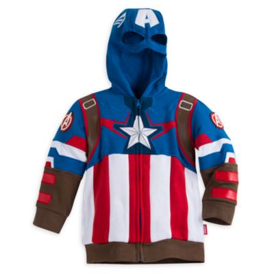 Sweat à capuche costume de Captain America pour enfants, 7-8 ANSS, DISNEYSTORE - Produits Disney