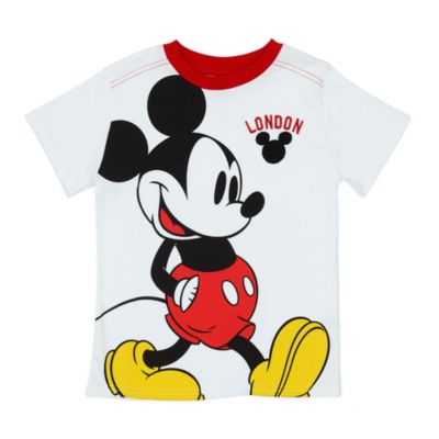 SHOPDISNEY OFFICIEL T-shirt Mickey Londres pour enfants, 2100183, taille 7-8 ANSS