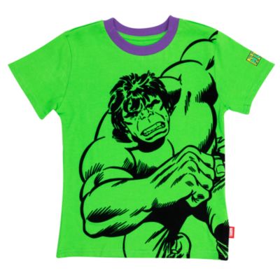 SHOPDISNEY OFFICIEL T-shirt Hulk pour enfants, , taille 9-10 ANSS