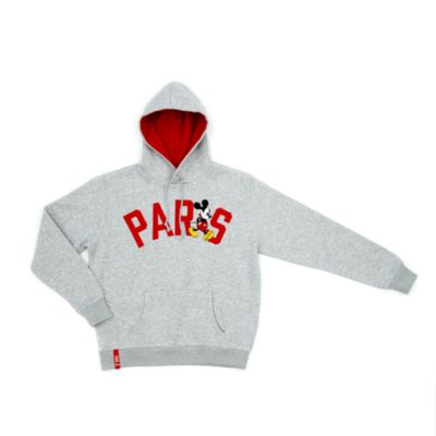SHOPDISNEY OFFICIEL Sweatshirt à capuche Mickey Paris pour adultes, 2100183, taille ADLT SMALL
