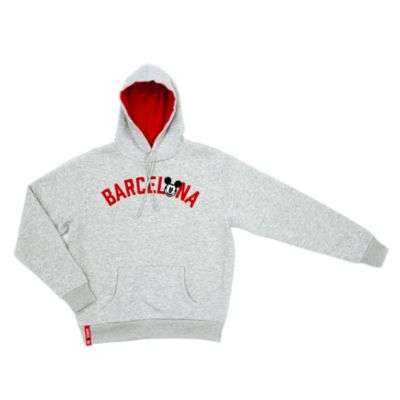 SHOPDISNEY OFFICIEL Sweatshirt à capuche Mickey Barcelone pour adultes, 2100183, taille M