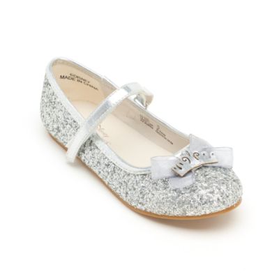 SHOPDISNEY OFFICIEL Chaussures Princesses Disney à paillettes argentées pour enfants, , taille UK10EURO28