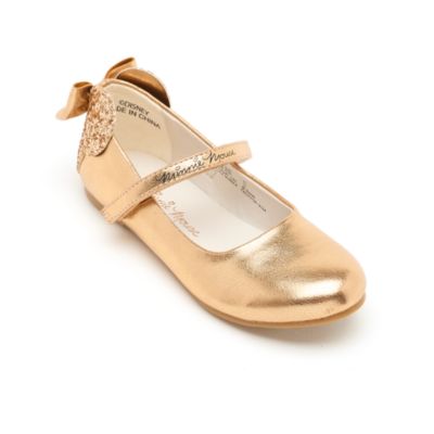 SHOPDISNEY OFFICIEL Chaussures Minnie rose doré pour enfants, , taille UK9 EURO27