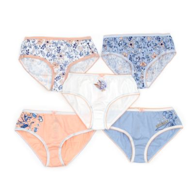 SHOPDISNEY OFFICIEL Culottes Fée Clochette pour enfants, lot de 5, , taille 7-8 YRS