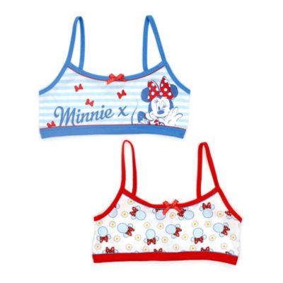 SHOPDISNEY OFFICIEL Brassières Minnie pour enfants, lot de 2, , taille 3-4 YRS