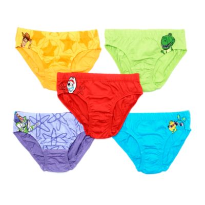 SHOPDISNEY OFFICIEL Slips Toy Story 4 pour enfants, lot de 5, , taille 3-4 YRS