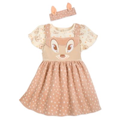 SHOPDISNEY OFFICIEL Ensemble robe et body Bambi pour bébé, 2100183, taille 9 -12 MOIS