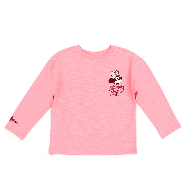 Camiseta rosa Minnie Mouse para niñas, Disney Store  
