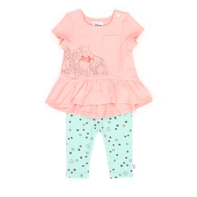 Conjunto camiseta manga corta y pantalones Winnie the Pooh y sus amigos para bebé, Disney Store