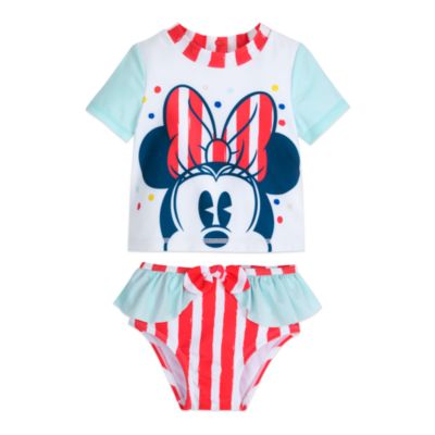 SHOPDISNEY OFFICIEL Maillot de bain deux pièces Minnie pour bébé, 2100183, taille 0 - 3 MOIS