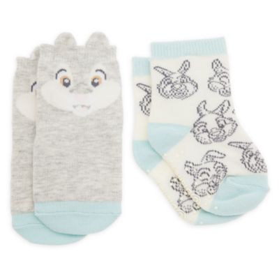 SHOPDISNEY OFFICIEL Lot de 2 paires de chaussettes Pan Pan pour bébé, 2100183, taille 0 - 6 MOIS