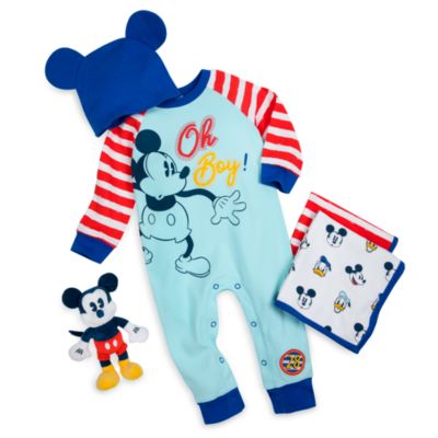 SHOPDISNEY OFFICIEL Ensemble cadeau pour bébé Mickey, 2100183, taille 12-18 MOIS