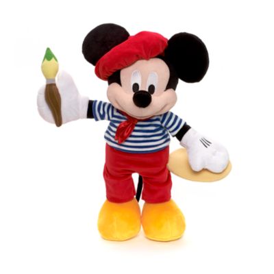 SHOPDISNEY OFFICIEL Peluche Mickey Mouse Paris de taille moyenne,