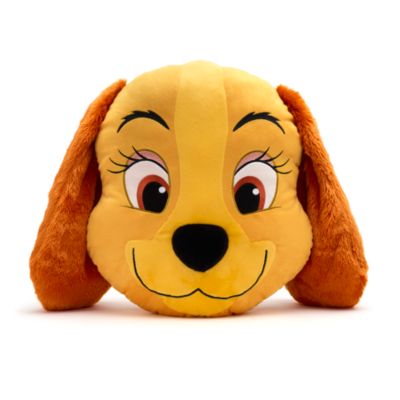 SHOPDISNEY OFFICIEL Gros coussin tête de Lady,