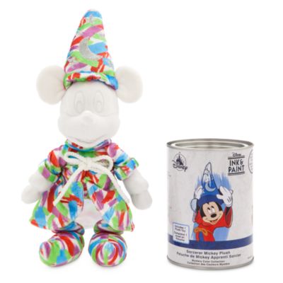 SHOPDISNEY OFFICIEL Disney Parks Peluche mystère L'Apprenti sorcier, collection Ink & Paint,