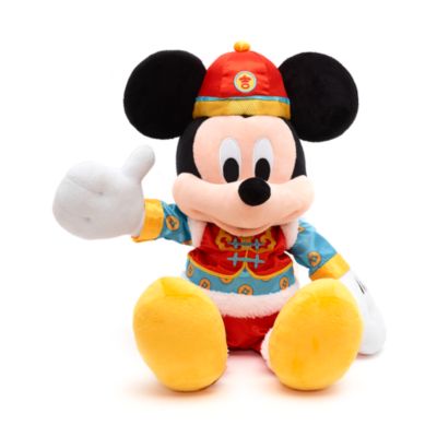 SHOPDISNEY OFFICIEL Peluche moyenne Mickey Nouvel An chinois,