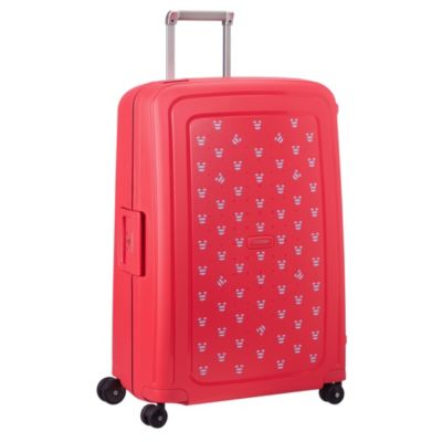 SHOPDISNEY OFFICIEL Samsonite Grande valise à roulettes S'Cure Mickey rouge,
