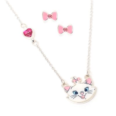 SHOPDISNEY OFFICIEL Parure collier et boucles d'oreilles Marie,