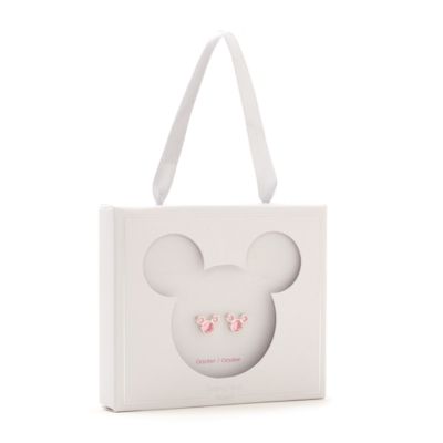 SHOPDISNEY OFFICIEL Clous d'oreilles Mickey avec pierre d'octobre,