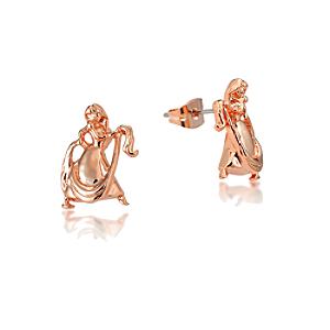 Couture Kingdom Rose Gold-Plated Earrings, Rapunzel - Disney Store Gifts 