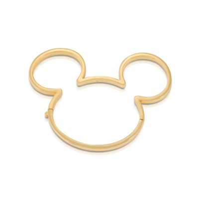 SHOPDISNEY OFFICIEL Couture Kingdom Bracelet Mickey Mouse plaqué or,