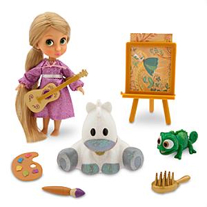 Rapunzel Mini Animator Doll Playset, Tangled - Disney Store Gifts 