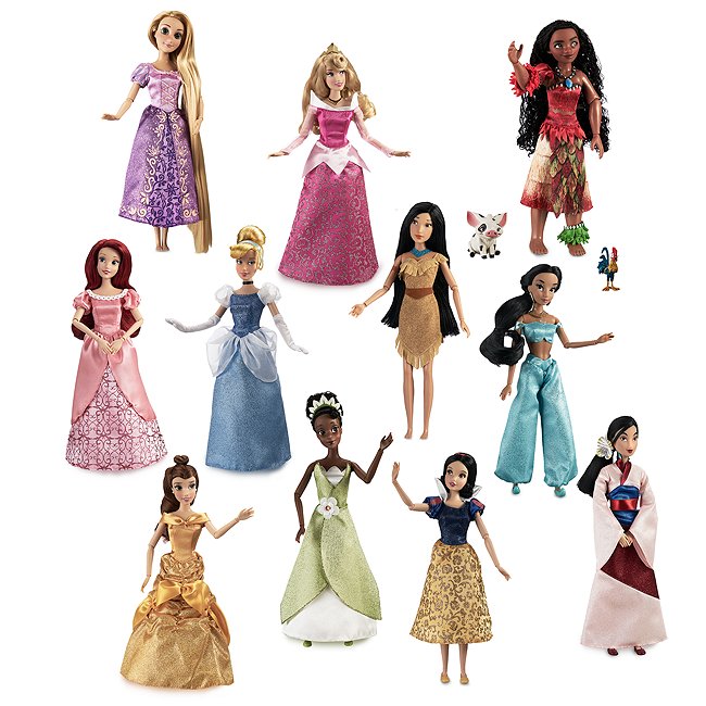 Disney Store Lot de 11 poupées Disney Princesses