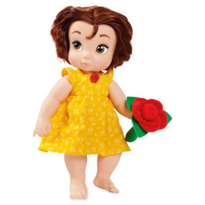 SHOPDISNEY OFFICIEL Poupée de Belle bébé, collection Disney Animators,