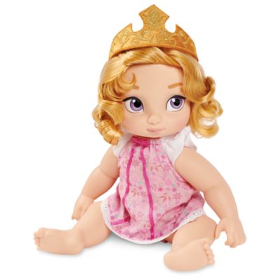 SHOPDISNEY OFFICIEL Poupée d'Aurore bébé, collection Disney Animators,