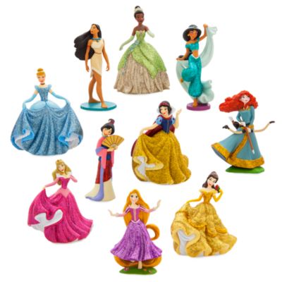 SHOPDISNEY OFFICIEL Coffret deluxe de figurines Princesses Disney,