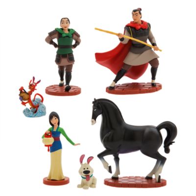 SHOPDISNEY OFFICIEL Coffret de figurines Mulan,