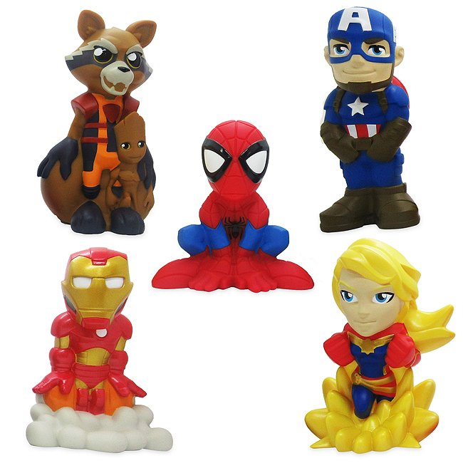 Set juguetes baño Los Vengadores, Disney Store