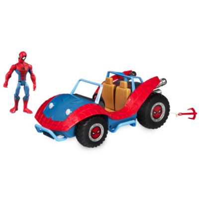 SHOPDISNEY OFFICIEL Coffret Spider-Man et la Spider-Mobile, Marvel Toybox,