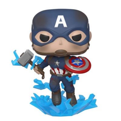 SHOPDISNEY OFFICIEL Funko Figurine Captain America au bouclier brisé Pop! en vinyle,