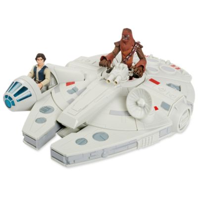 SHOPDISNEY OFFICIEL Faucon Millenium avec figurines, Star Wars Toybox,