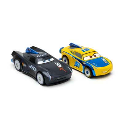 SHOPDISNEY OFFICIEL Duo de voitures miniatures Jackson Storm et Cruz Ramirez,