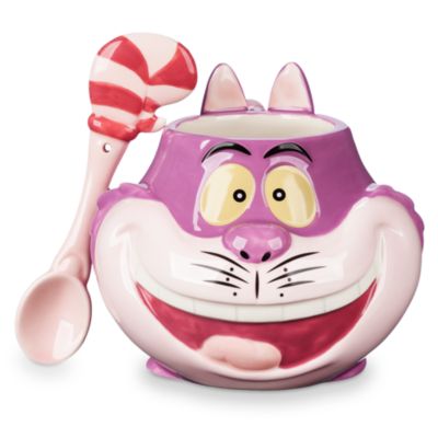 SHOPDISNEY OFFICIEL Mug et cuillère Chat du Cheshire,