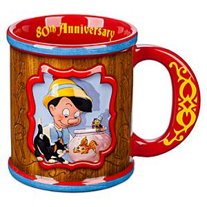 Tazza 80° anniversario Pinocchio Disney Store