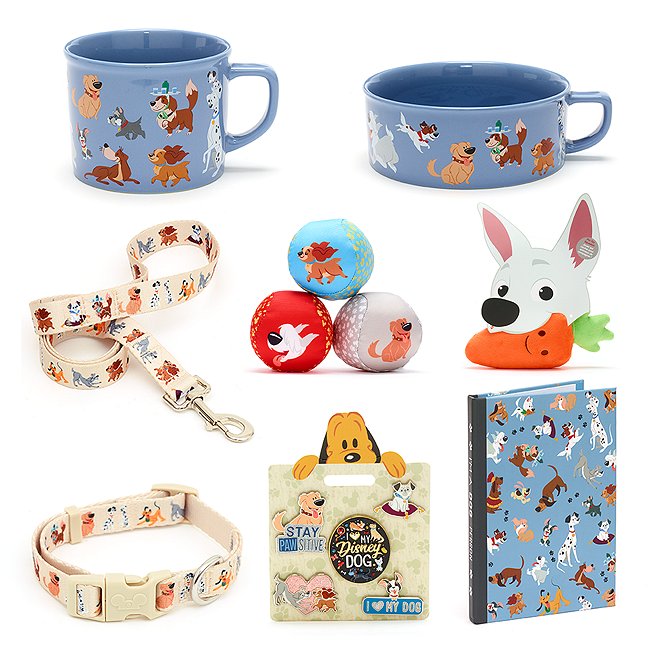 Colección accesorios y artículos papelería perros Disney para adultos, Disney Store