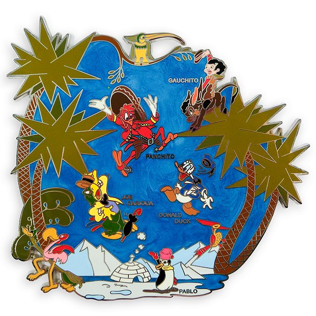 Set de pins de edición limitada Los Tres Caballeros, Disney Store