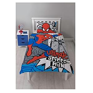 Ultimate Spider-Man Reversible Single Duvet Set - Marvel Gifts 