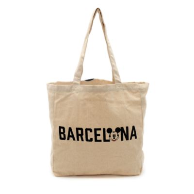 SHOPDISNEY OFFICIEL Sac de shopping réutilisable Mickey Barcelone,