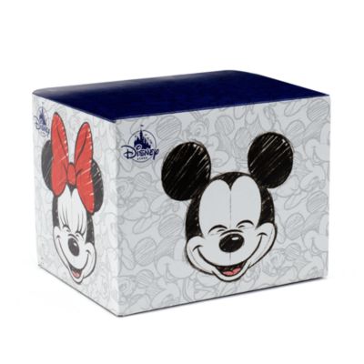 SHOPDISNEY OFFICIEL Boîte à mugs Mickey et Minnie Mouse,