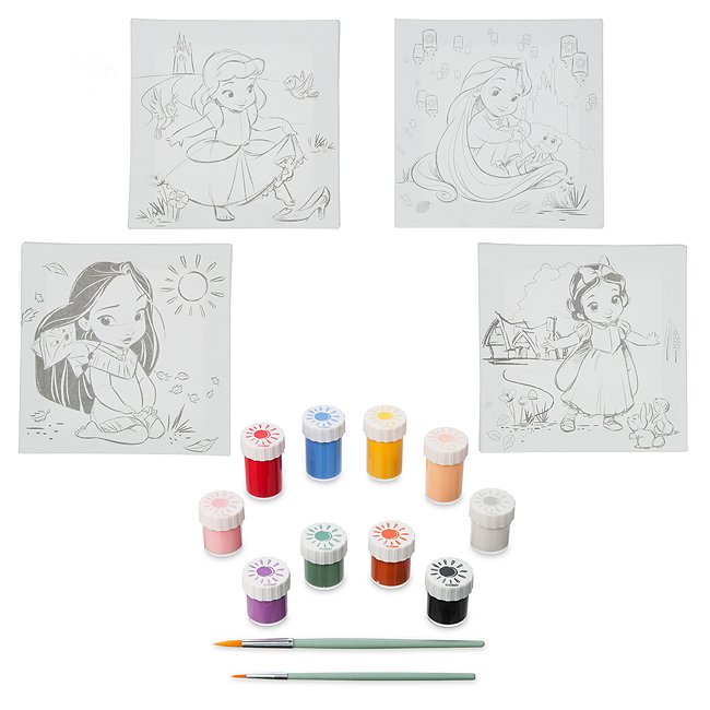 Disney Store Nécessaire de peinture sur toile, Disney Animators