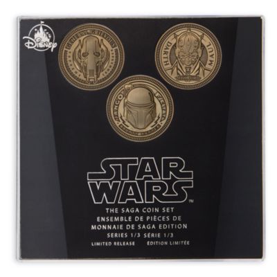 SHOPDISNEY OFFICIEL Ensemble de pièces de collection Star Wars : La Saga, série 1 sur 3,
