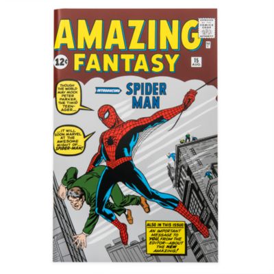 SHOPDISNEY OFFICIEL Journal Spider-Man, comics Amazing Fantasy,