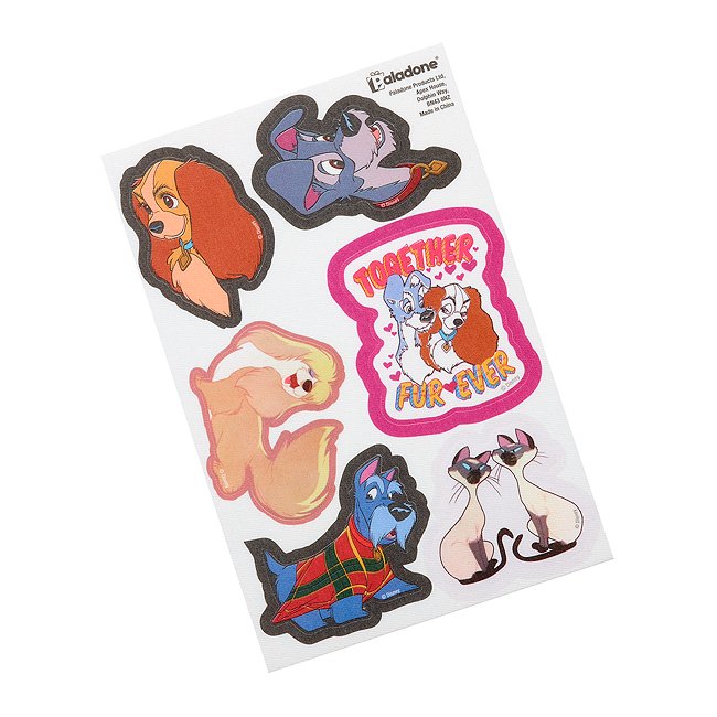 Disney Store Lot de transferts La Belle et le Clochard